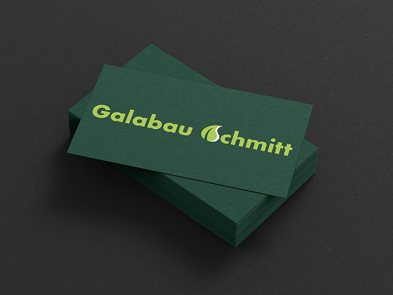 Galabau Schmitt Visitenkarte