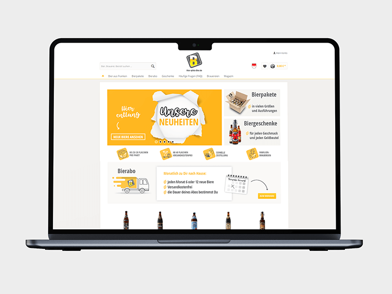 hier-gibts-bier Website Design